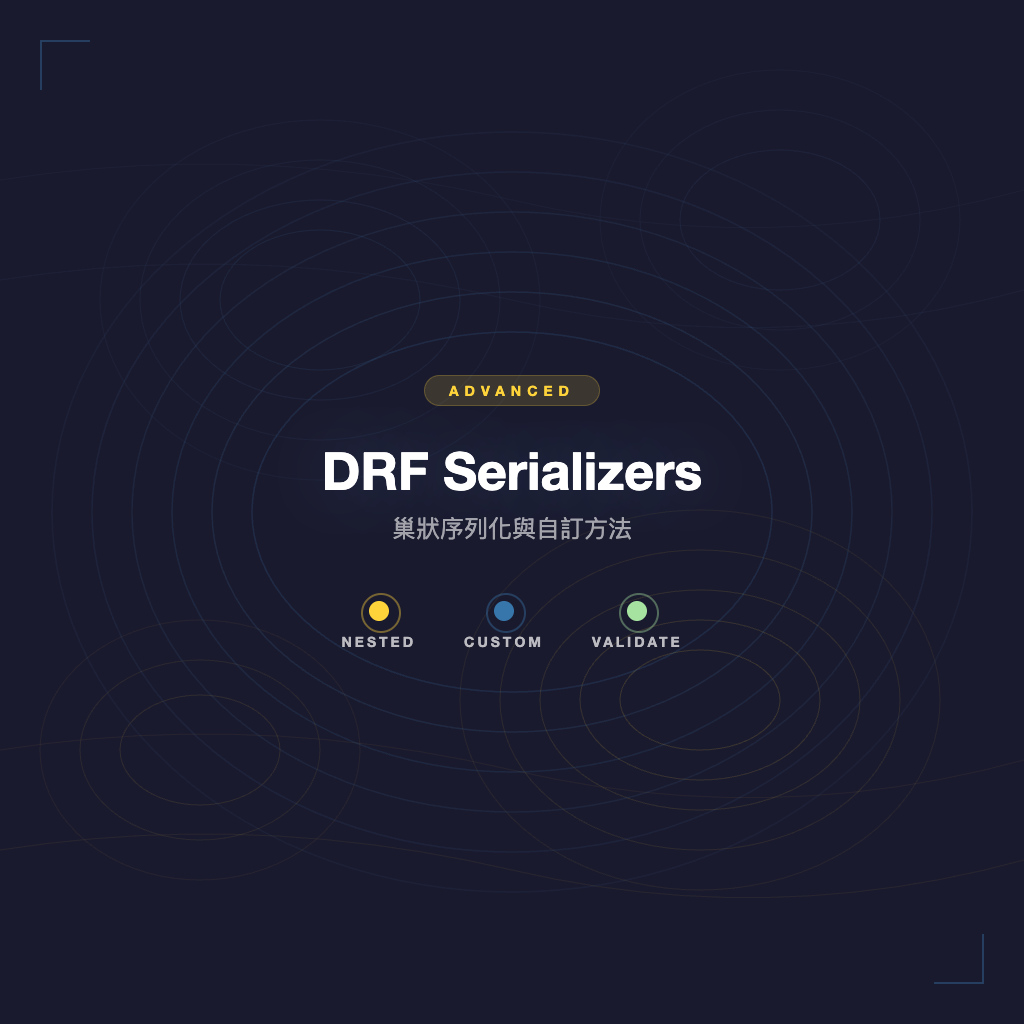 DRF Serializers 進階：巢狀序列化與自訂方法 | Django 教學