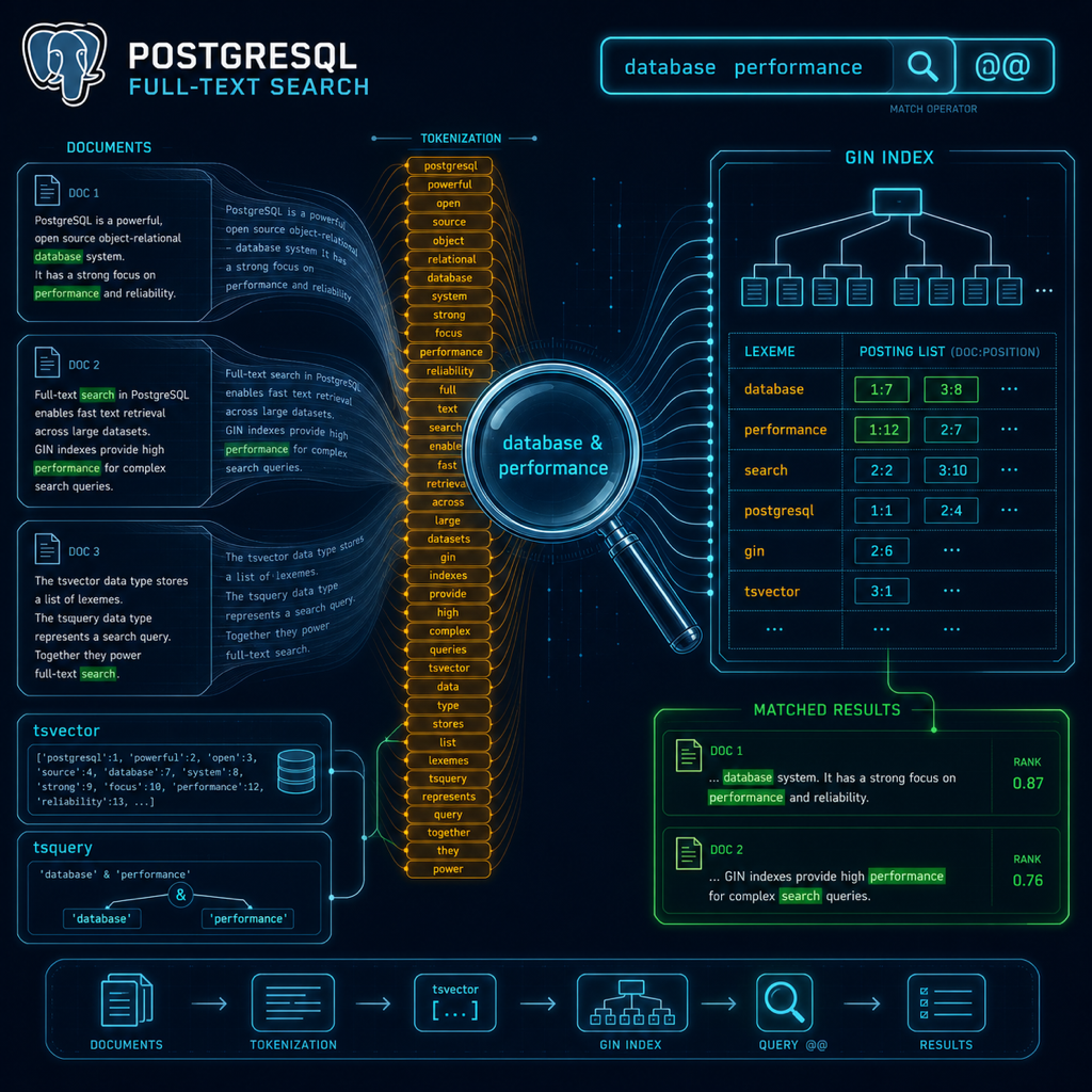全文搜尋：PostgreSQL 內建的文字搜尋引擎 | PostgreSQL