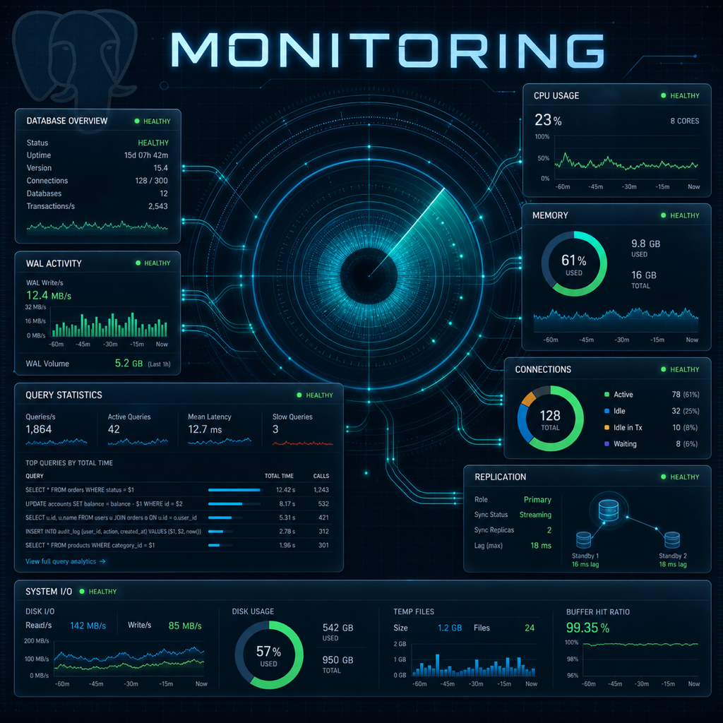 監控與診斷：pg_stat 視圖、pg_stat_statements 與 Prometheus 可觀測性 | PostgreSQL