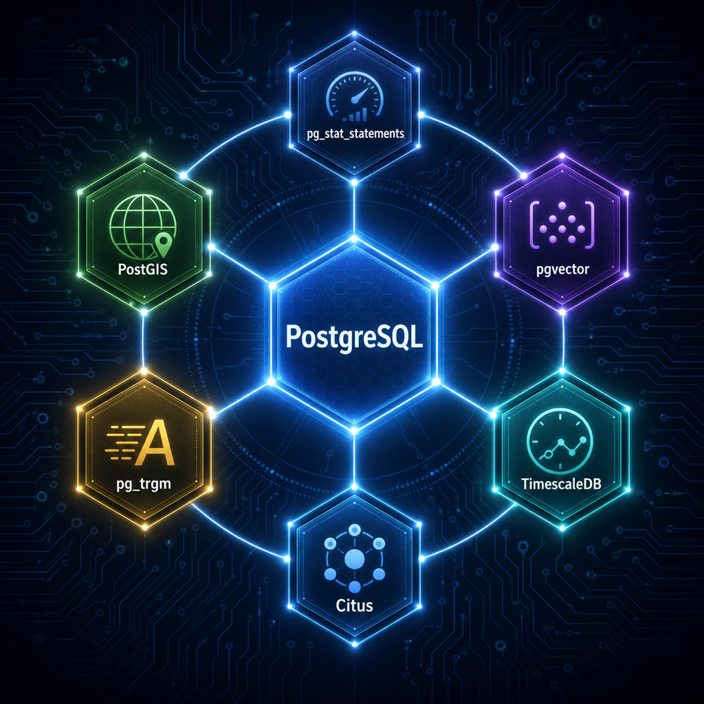 PostgreSQL 擴充模組生態：從 pg_stat_statements 到 PostGIS | PostgreSQL